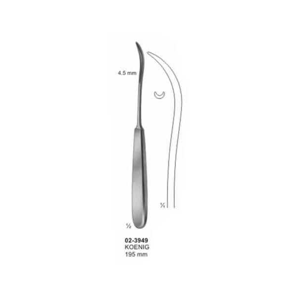 Koenig Guiding Probe And Suture Instrument 195 mm - sakuraindustries