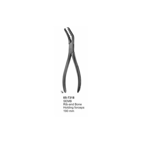Semb Rib Semb Rib And Bone Holding Forceps 190 mm - sakuraindustries